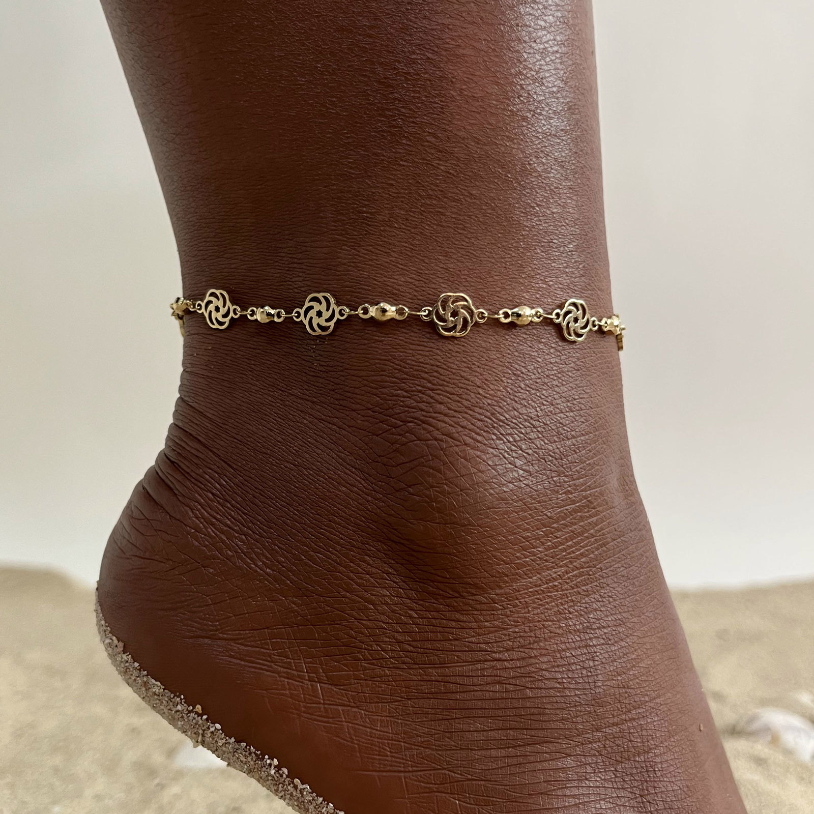 Jc Jewelry & Watches Photos - 女性のためのバラの形をしたタンクレット,シック,ゴールドカラー,ステンレス鋼,ファッショナブル,ビーチや休暇用