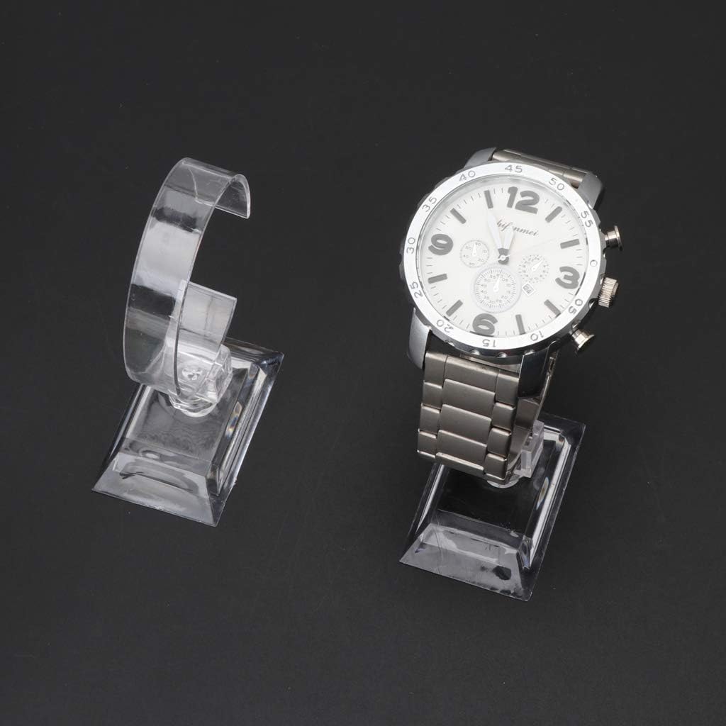 卸売 10 個透明アクリル時計ディスプレイホルダー、メンズ腕 - Jewelry And Watches Inc のレビューと価格
