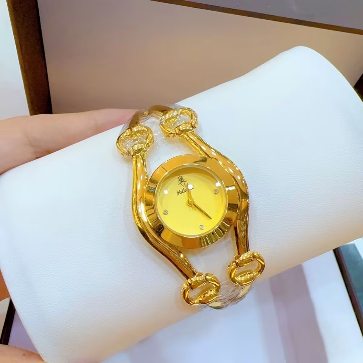 新しいフランスドバイ 24 K ゴールドメッキ腕時計ウェディ - Jewelry For Watches のレビューと価格